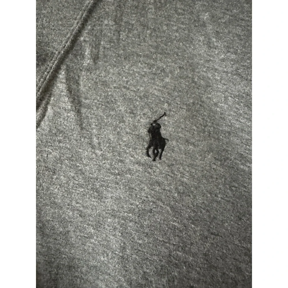 Polo Ralph Lauren Shawl‎ Collar Button Neck Long Sleeve Pullover Shirt Gray XL - Picture 3 of 8